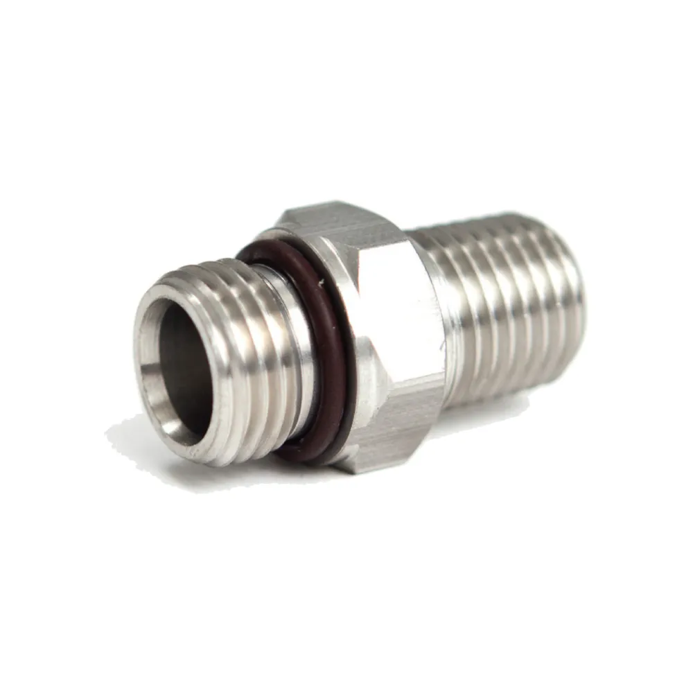 [AC905] Adaptateur INOX 1/4'' NPT Mâle - 9/16''-18 mâle