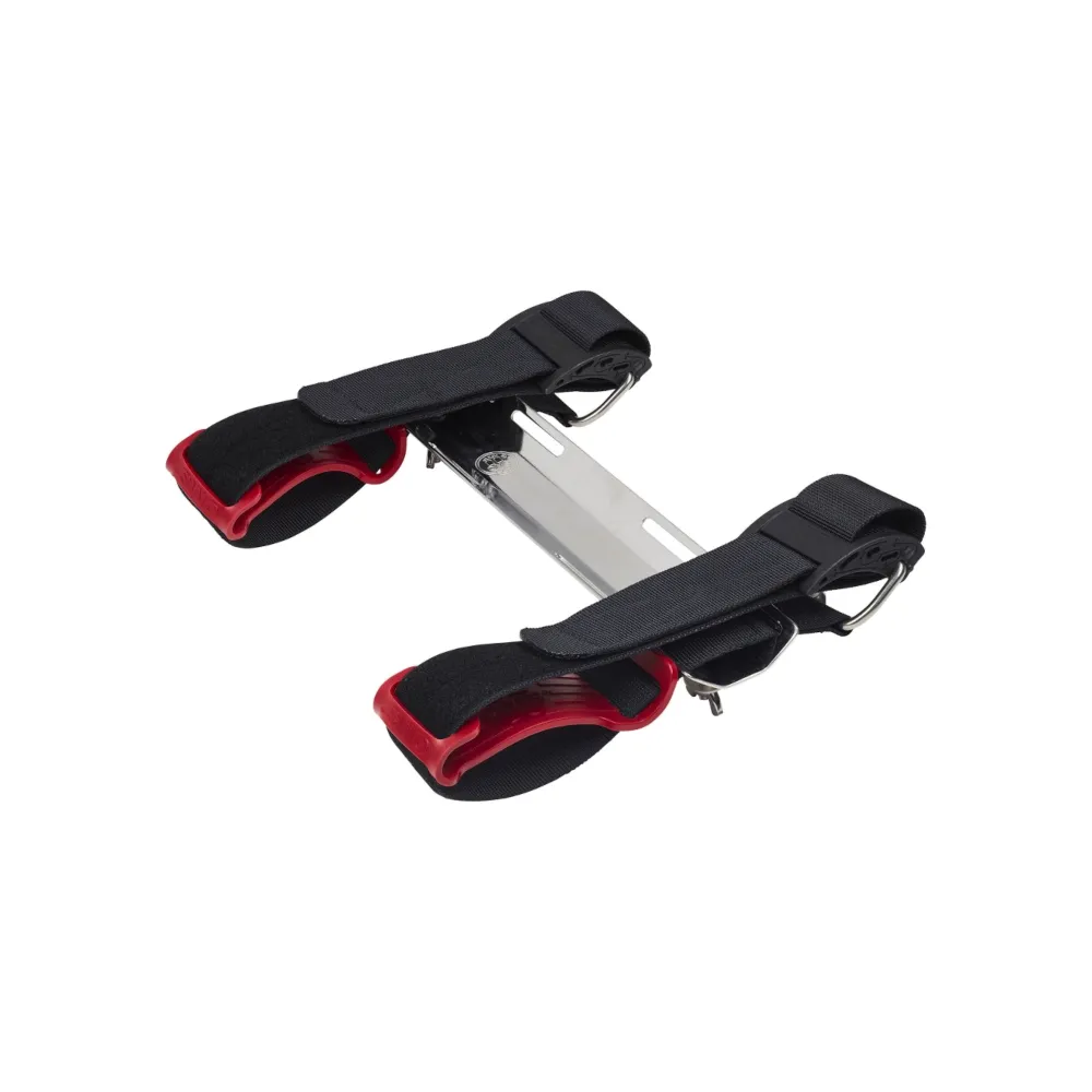 Adaptateur monobouteille OMS pour wing avec 2 sangles et visserie