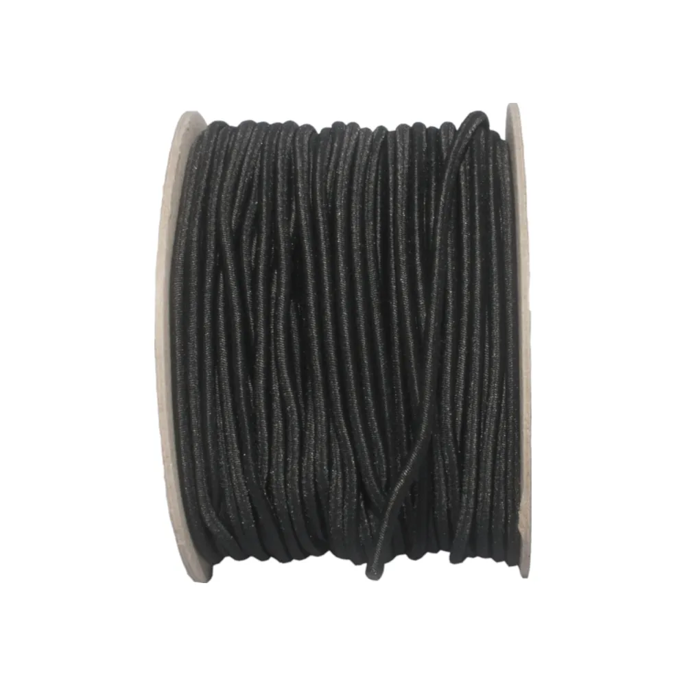 Bungee/corde élastique 8 mm noir